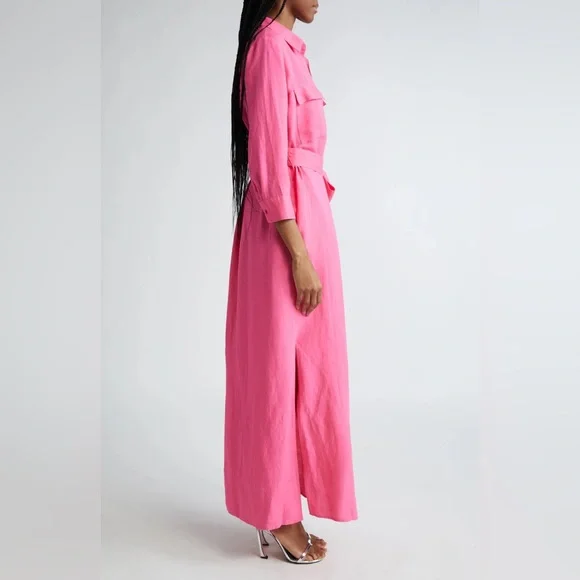 Nwt L’AGENCE Cameron Long Shirt Dress - Picture 5 of 9